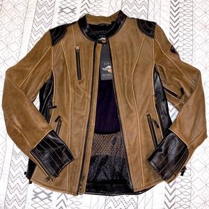 Authentic Harley Davidson 100% Genuine Cowhide Leather Jacket